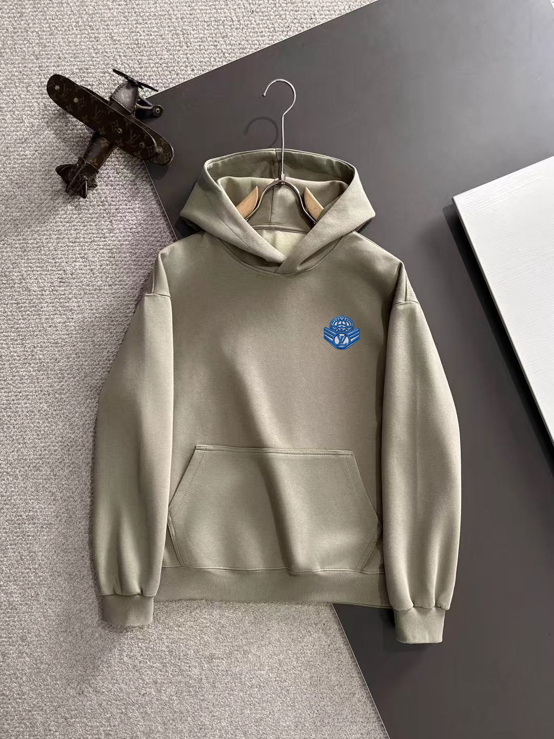 Louis Vuitton Men's/Women's Top Version Long Sleeve Hoodie - Unisex Design