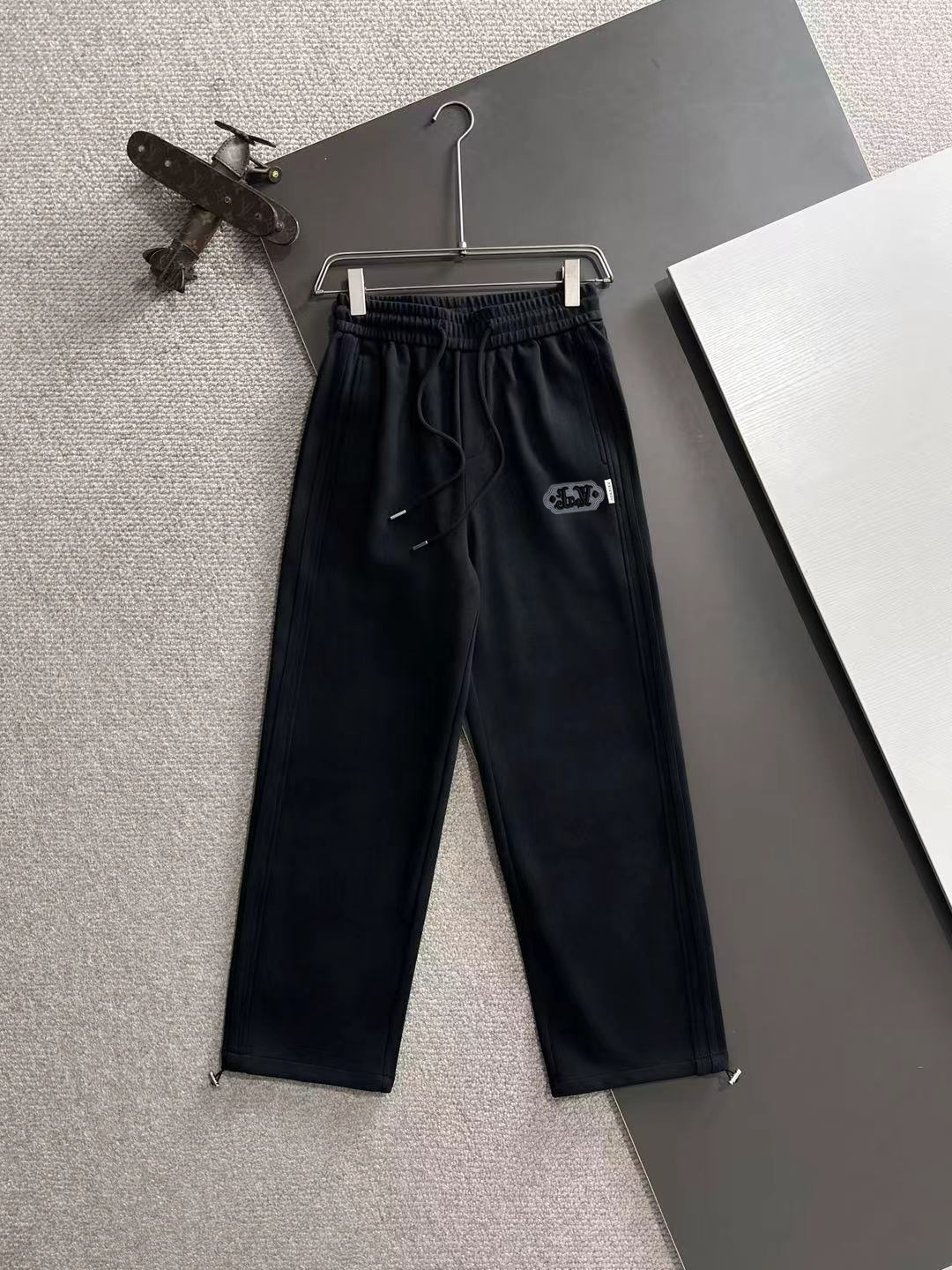 Envío al día siguiente P180 LV 2026 primavera nuevos pantalones casuales con banda elástica, telas hechas a medida en e…