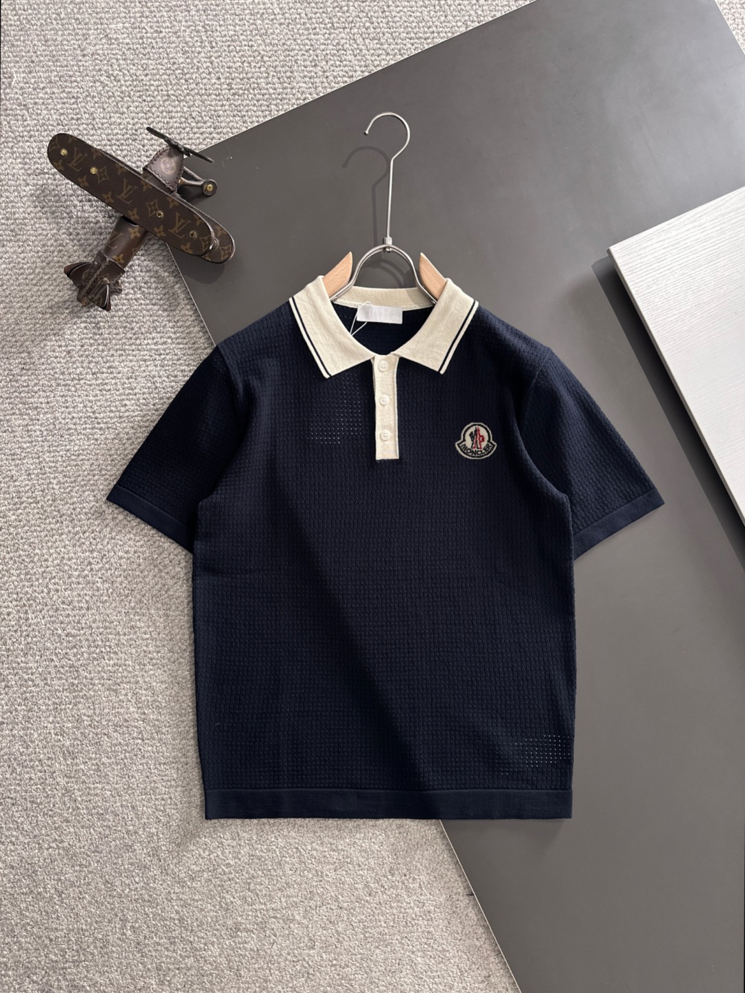 Envío al día siguiente P160 Alta calidad Moncler 2026 primavera nueva camiseta de manga corta para hombre, confeccionad…