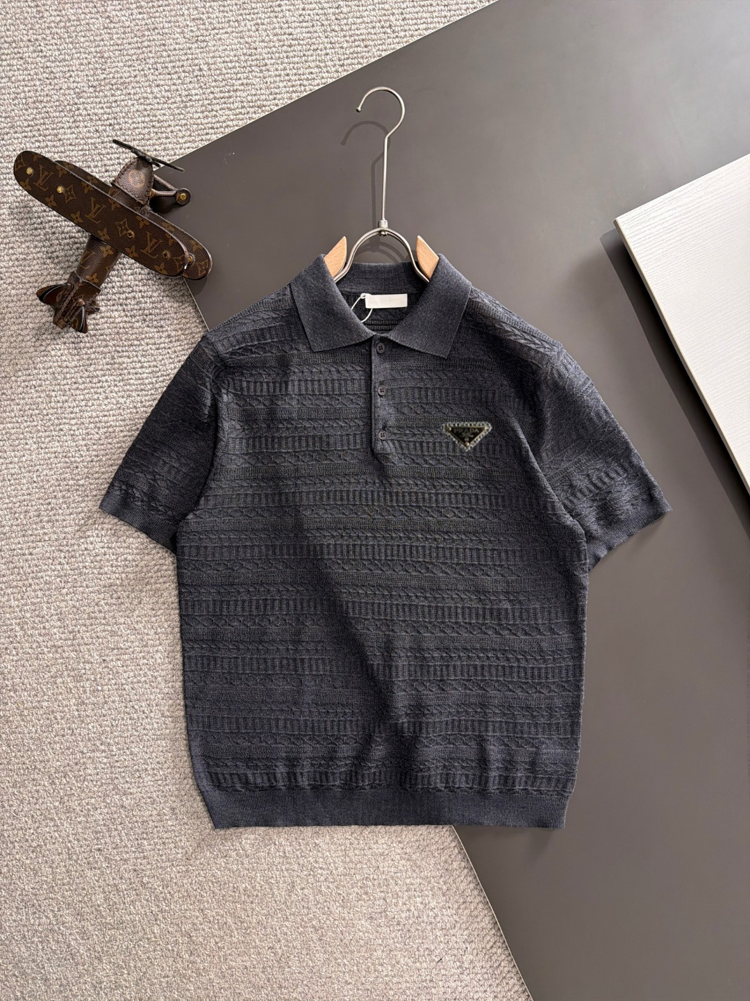 Envío al día siguiente P160 Camiseta de manga corta para hombre nueva de primavera Prada 2026 de alta calidad Confeccio…