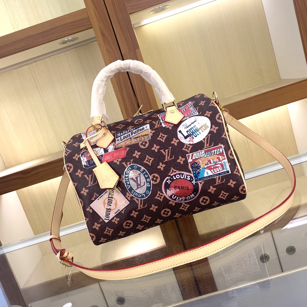 M47087 Speedy 30手袋 是款一完美的都市手袋 Monogram 帆布