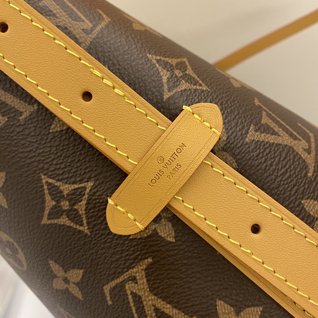 Louis Vuitton CarryAll Small Handbag Monogram Canvas Leather Trim Brown 7 i1720797639 8581 2