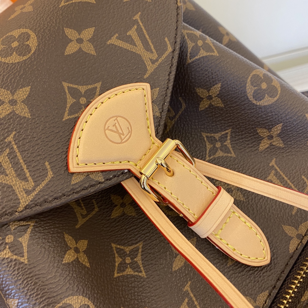 Louis Vuitton Montsouris PM Backpack Monogram Canvas with Leather Trim 4 i1722067432 8085 2