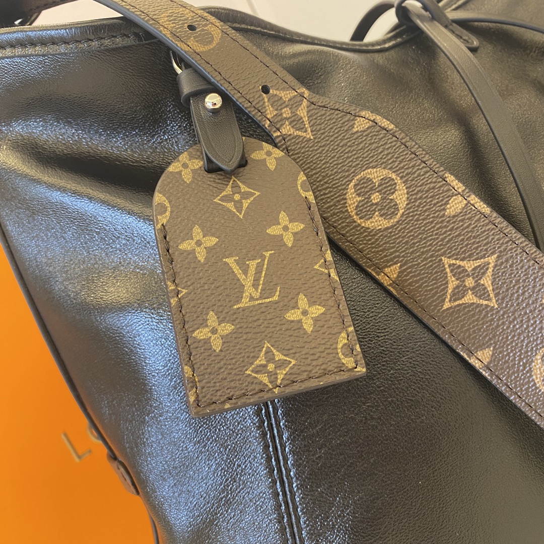 Louis Vuitton CarryAll Dark Medium Hobo Bag, M25143 - Luxurious Leather Handbag 5 i1724917700 2401 0