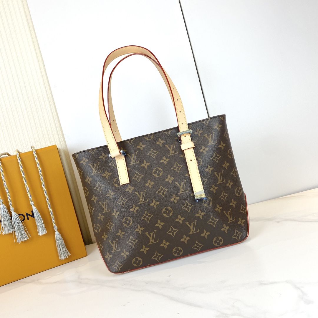 Louis Vuitton Piano Tote Bag Monogram Canvas, Leather Trim, and Gold Hardware 2 i1725773273 4598 5