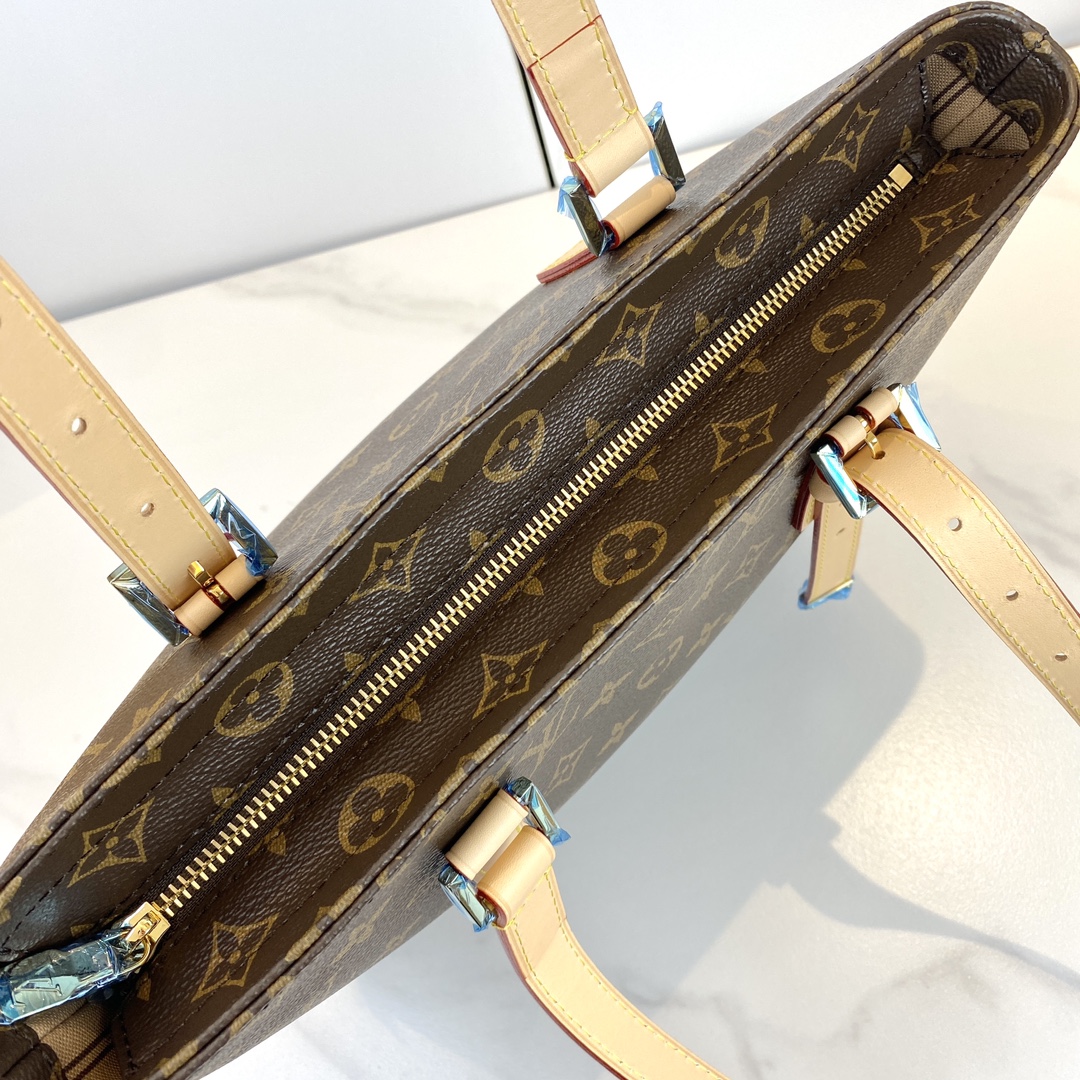 Louis Vuitton Piano Tote Bag Monogram Canvas, Leather Trim, and Gold Hardware 6 i1725773273 831 0