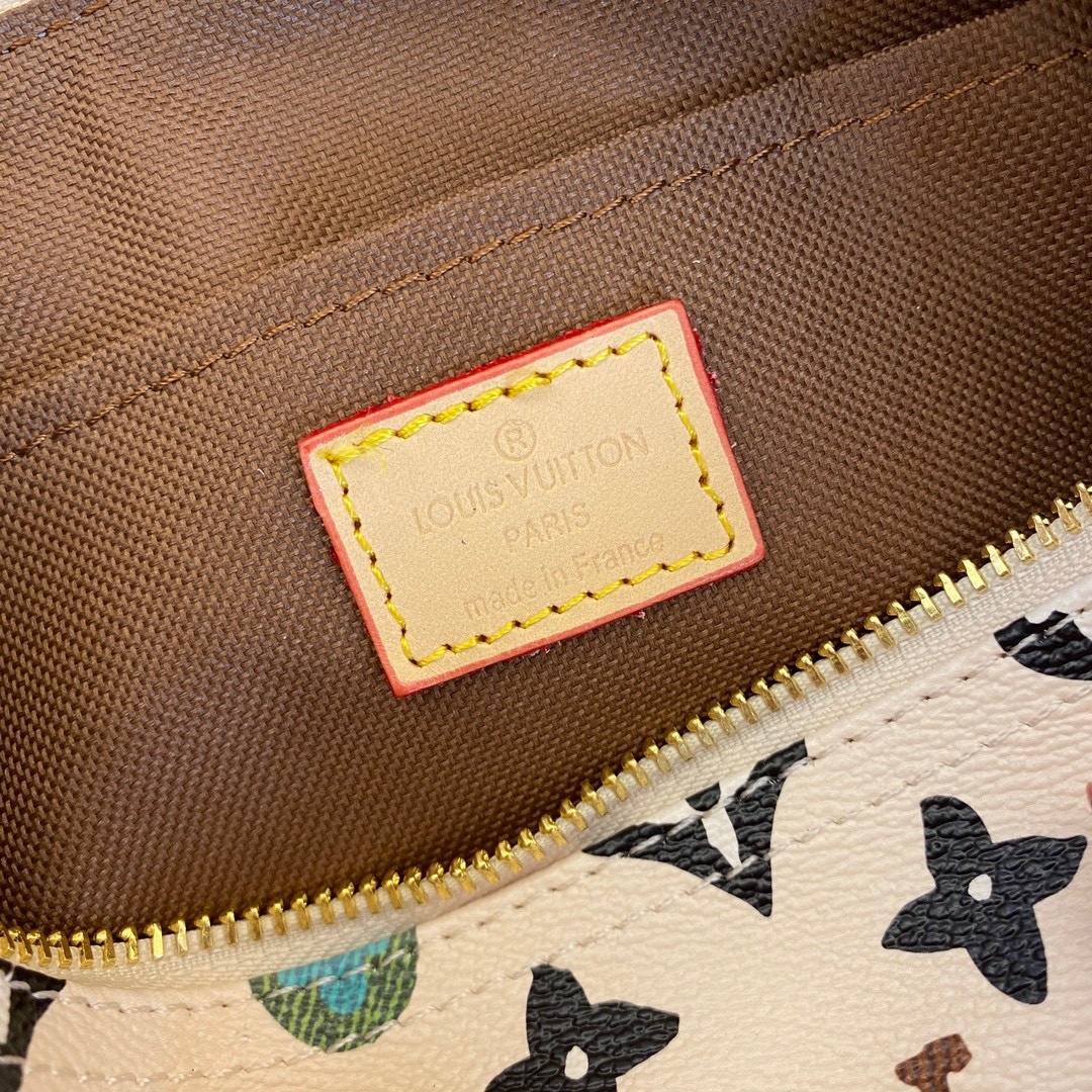 双面变色皮,,M24424 M24849老花彩菊本款 Keepall 25 手袋取材 Monogram