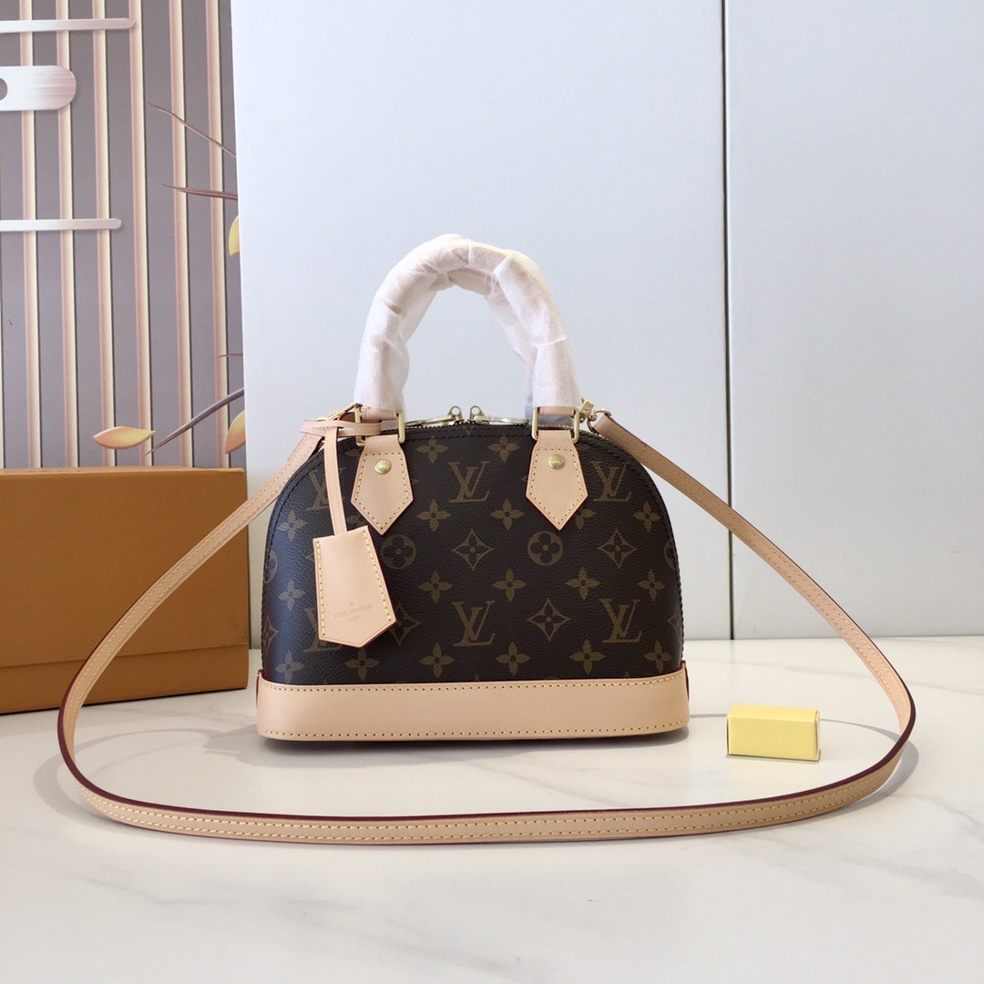 Louis Vuitton Alma BB Monogram Canvas Handbag Crossbody Bag M53152 2 i1732778302 5804 1