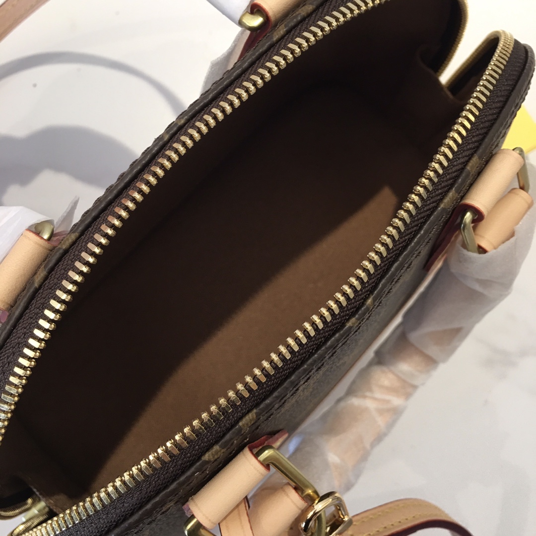 Louis Vuitton Alma BB Monogram Canvas Handbag Crossbody Bag M53152 10 i1732778302 9310 6