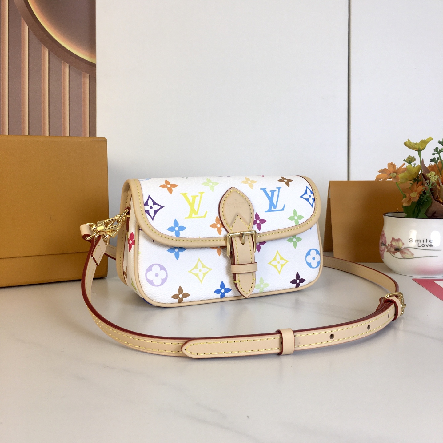 Louis Vuitton Nano Diane Multicolor Monogram Canvas Crossbody Bag 2 i1741540294182 8564 0 1