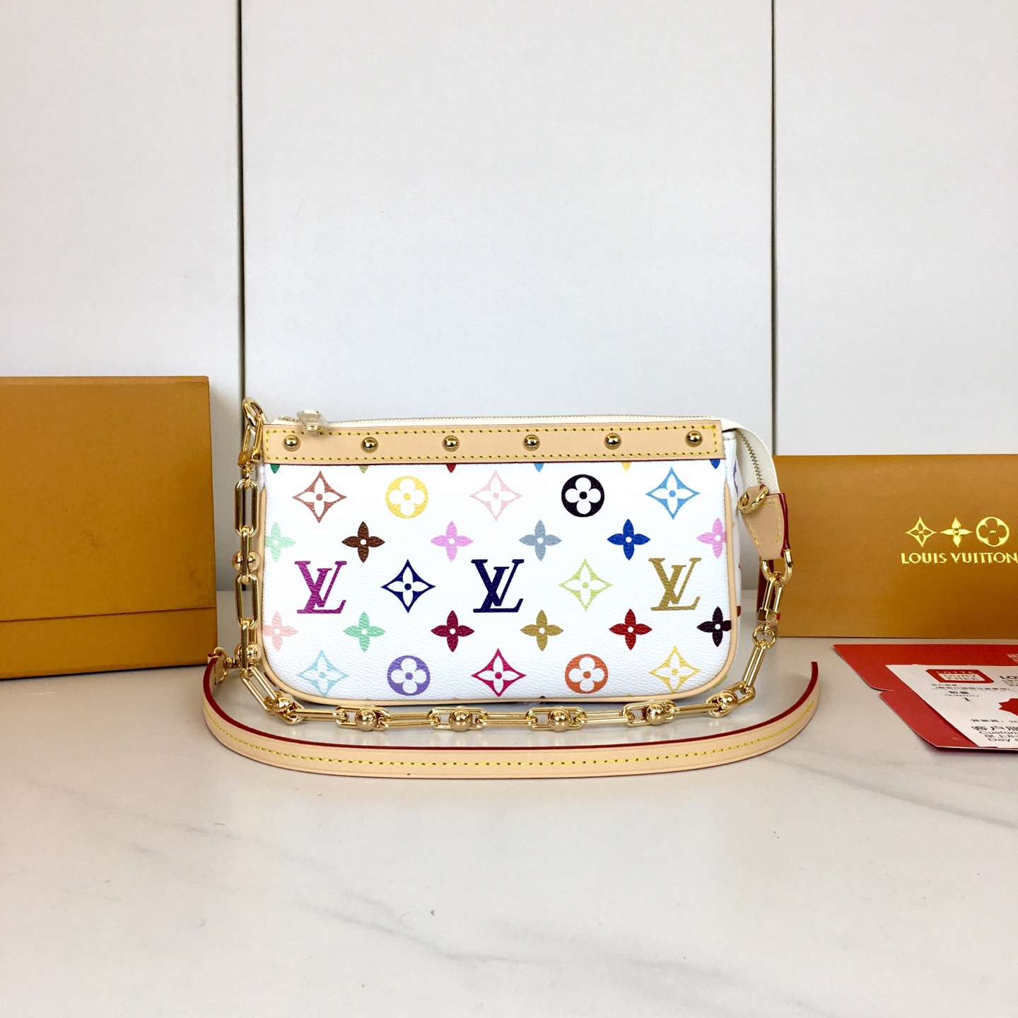 Louis Vuitton Pochette Accessoires Monogram Coated Canvas Shoulder Bag 2 i1742150471939 4891 0 1