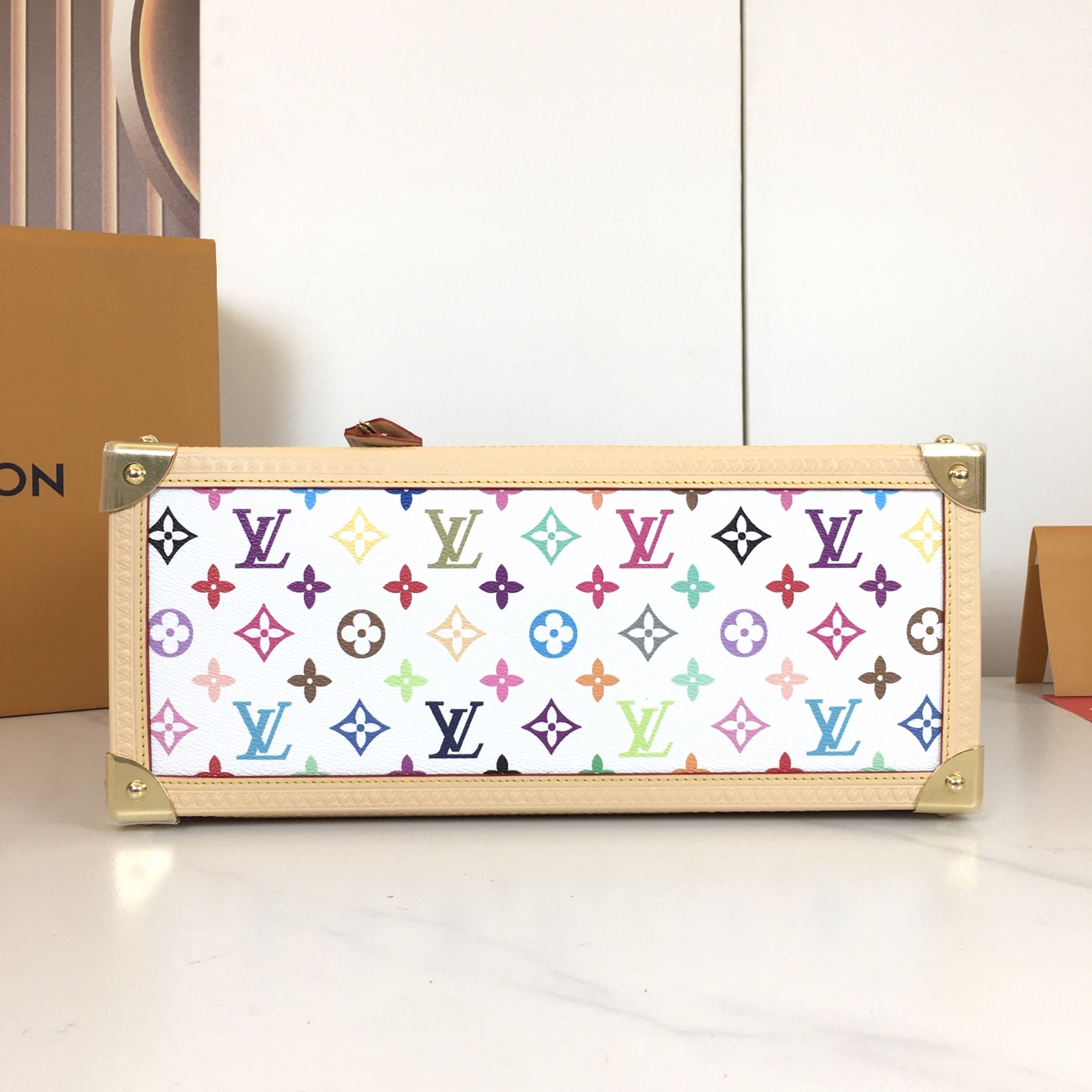 Louis Vuitton OnTheGo Murakami Takashi White Multicolor Monogram Tote Bag 3 i1742578299554 5364 0 2