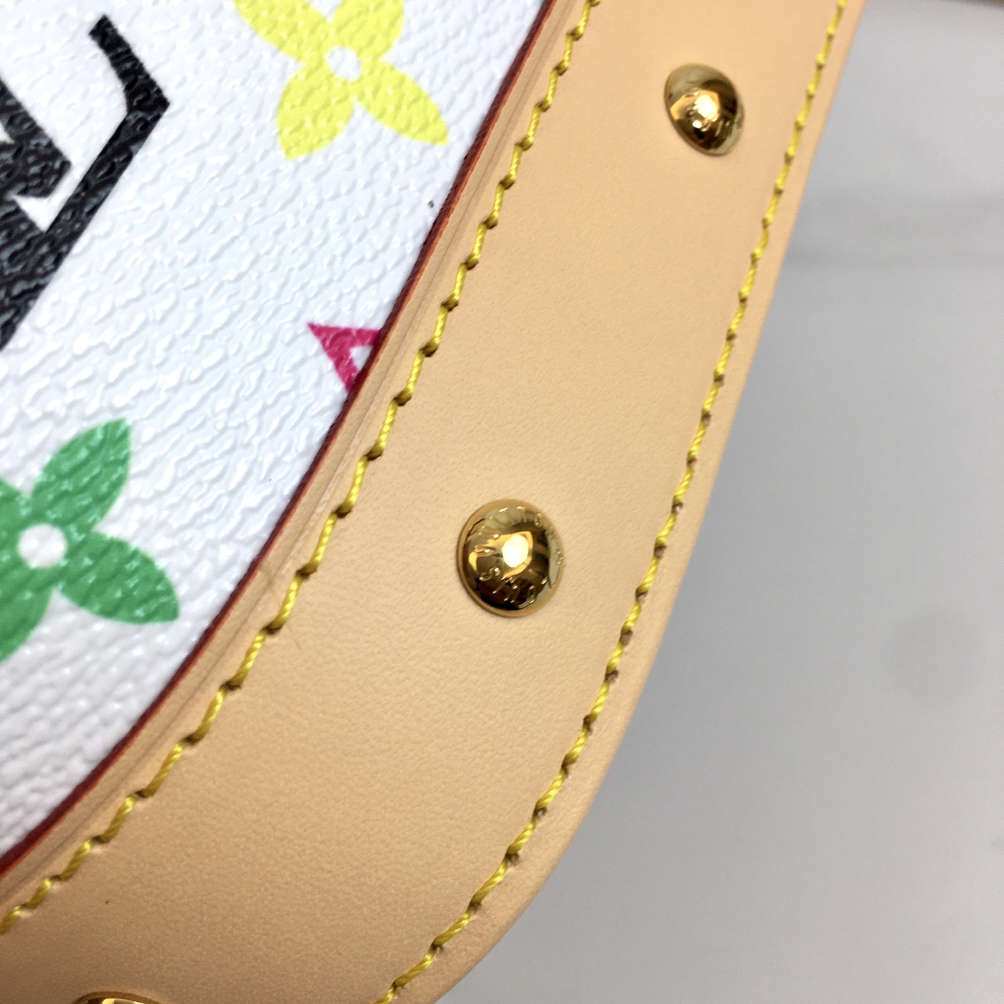 Louis Vuitton Alma BB Multicolor Monogram Canvas Crossbody Satchel Handbag 8 i1742660171324 226 0 6