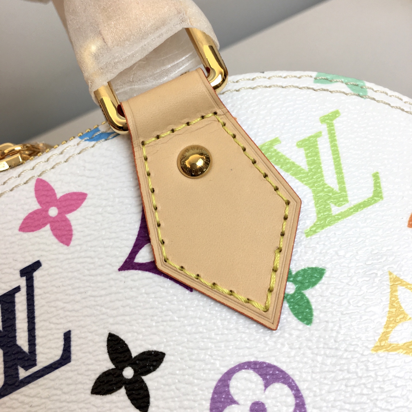 Louis Vuitton Alma BB Multicolor Monogram Canvas Crossbody Satchel Handbag 9 i1742660175065 7983 0 7