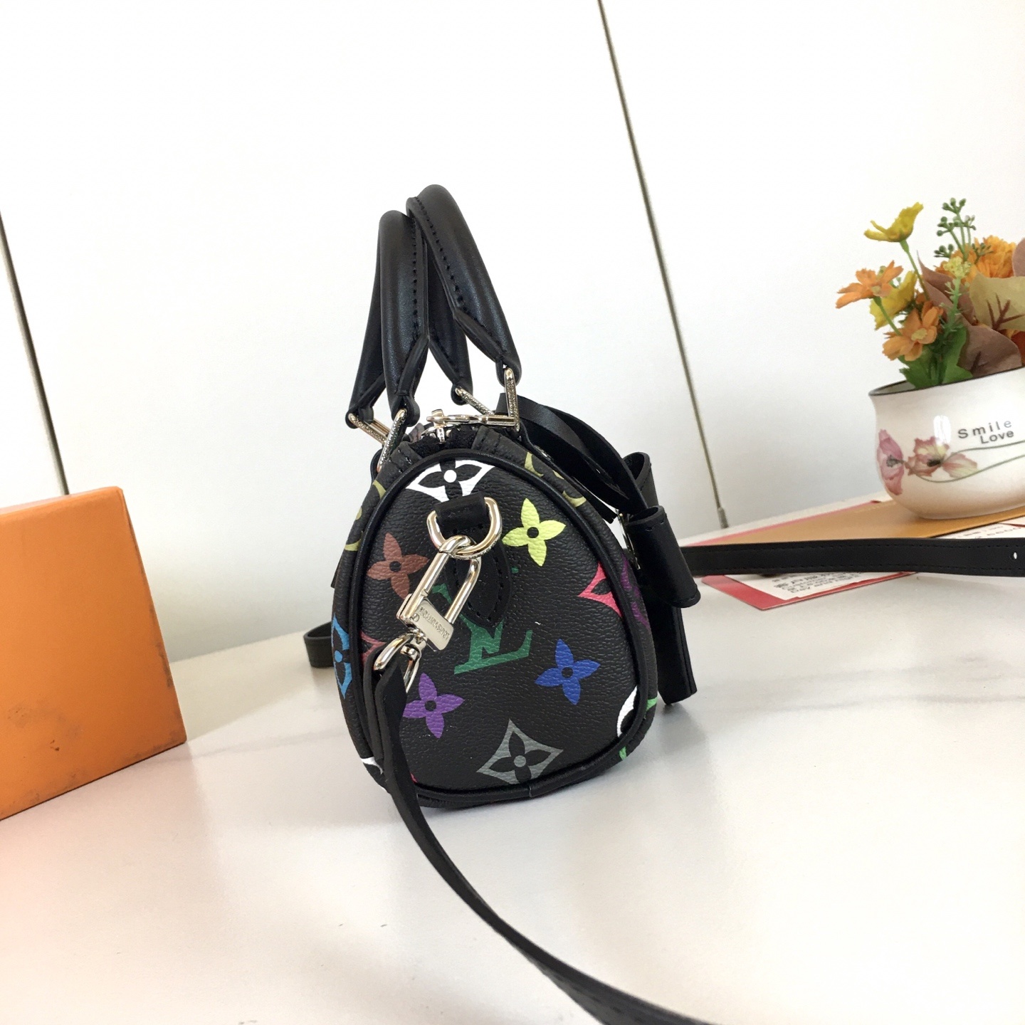 ,M13391 M13406 M81085 lv村上隆联名NANOSPEEDY 手袋本款Nano Spe