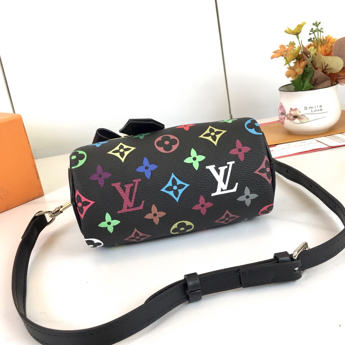 ,M13391 M13406 M81085 lv村上隆联名NANOSPEEDY 手袋本款Nano Spe
