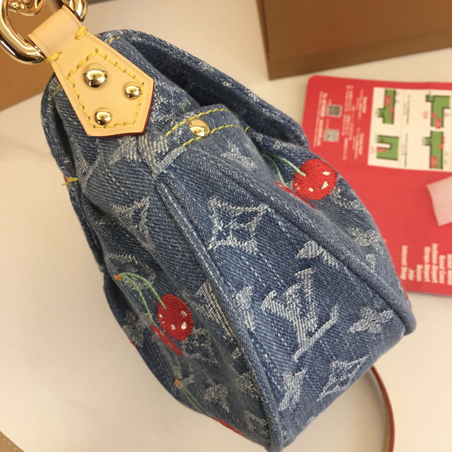 Louis Vuitton Sunset Monogram Denim Cherry Crossbody Shoulder Bag 8 i1752429170758 1468 0 7