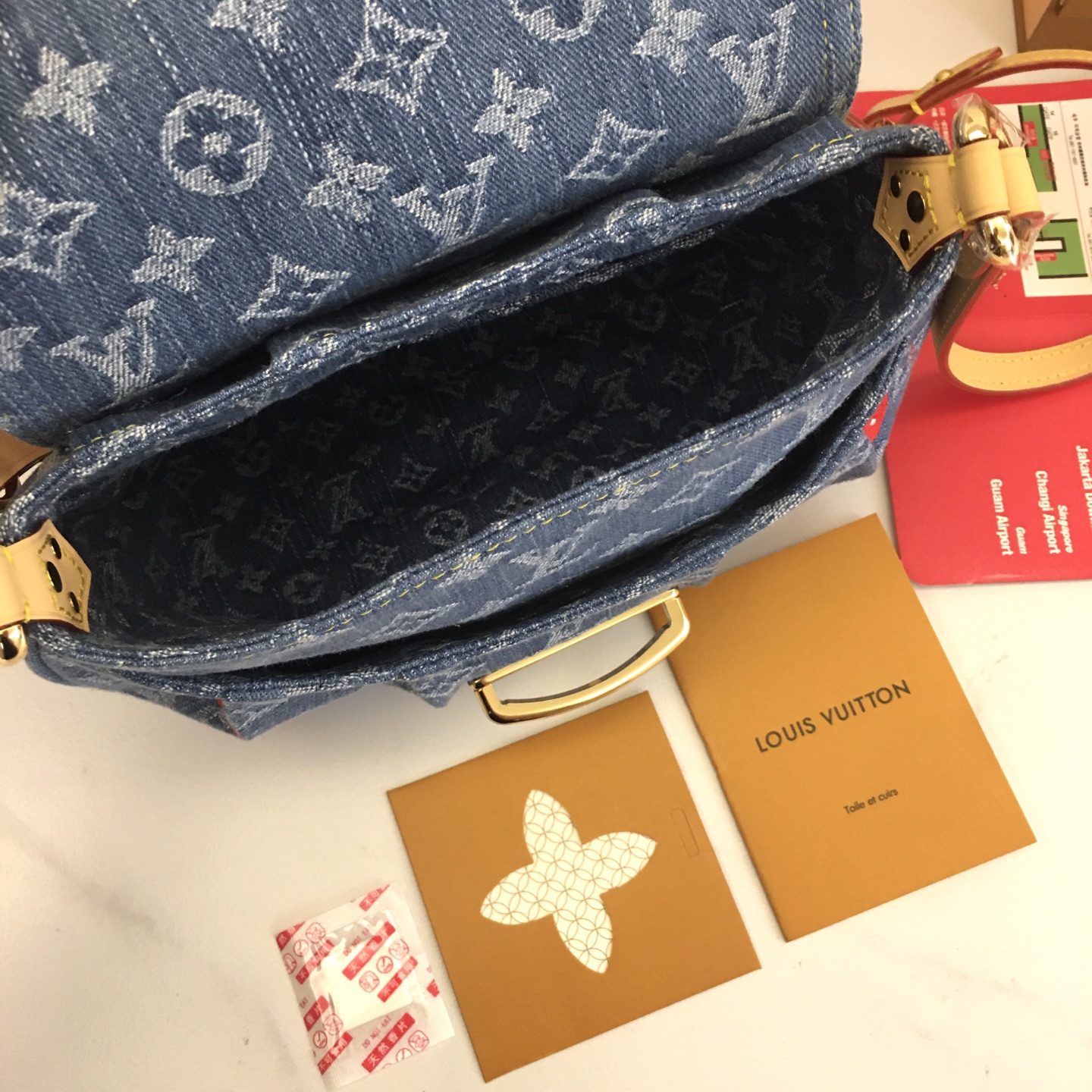 Louis Vuitton Sunset Monogram Denim Cherry Crossbody Shoulder Bag 9 i1752429175511 4067 0 8