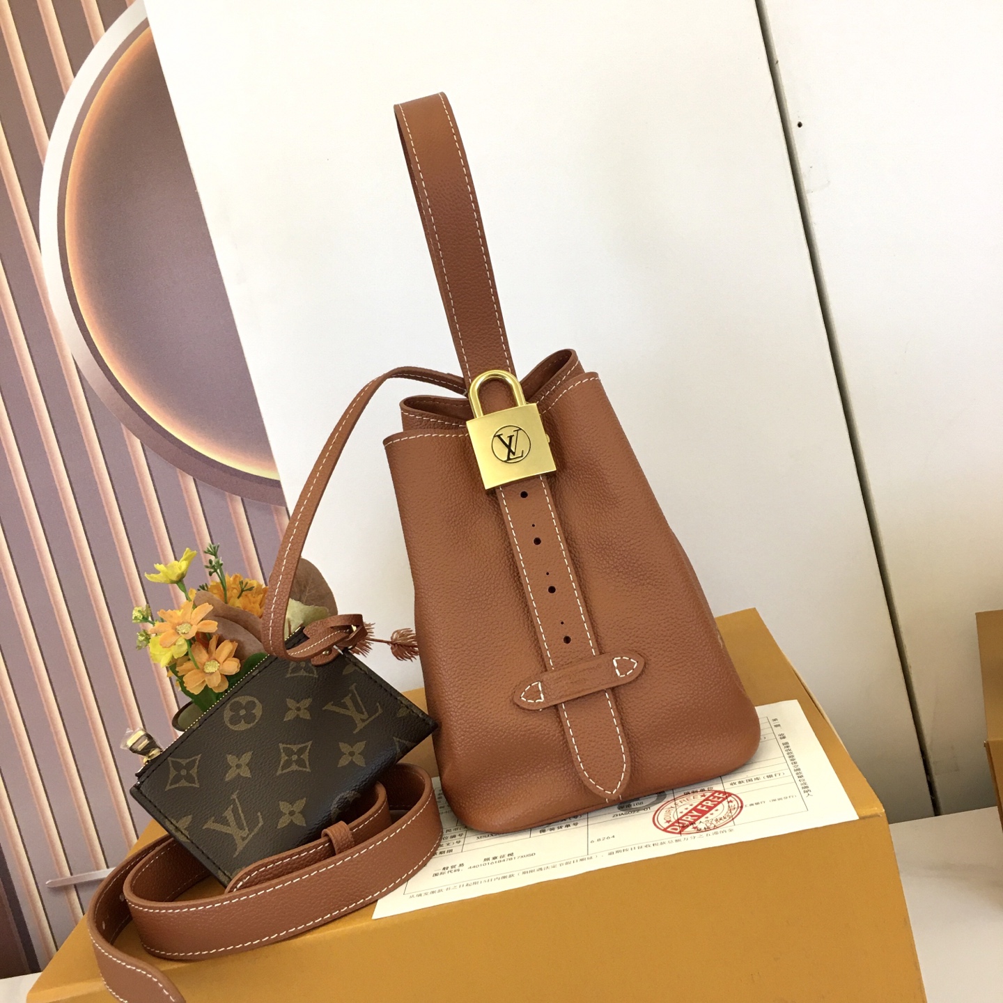 Louis Vuitton Low Key All In BB Brown Leather Bucket Bag - M14416 6 i1752602076615 5834 0 5