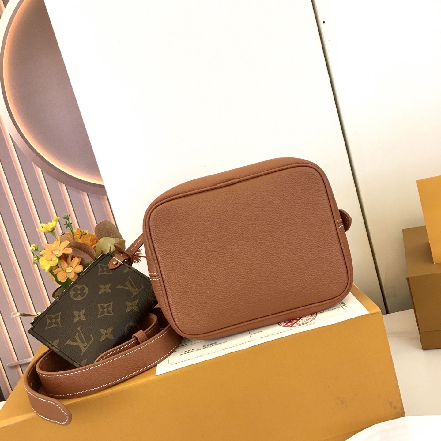 Louis Vuitton Low Key All In BB Brown Leather Bucket Bag - M14416 7 i1752602081656 6892 0 6