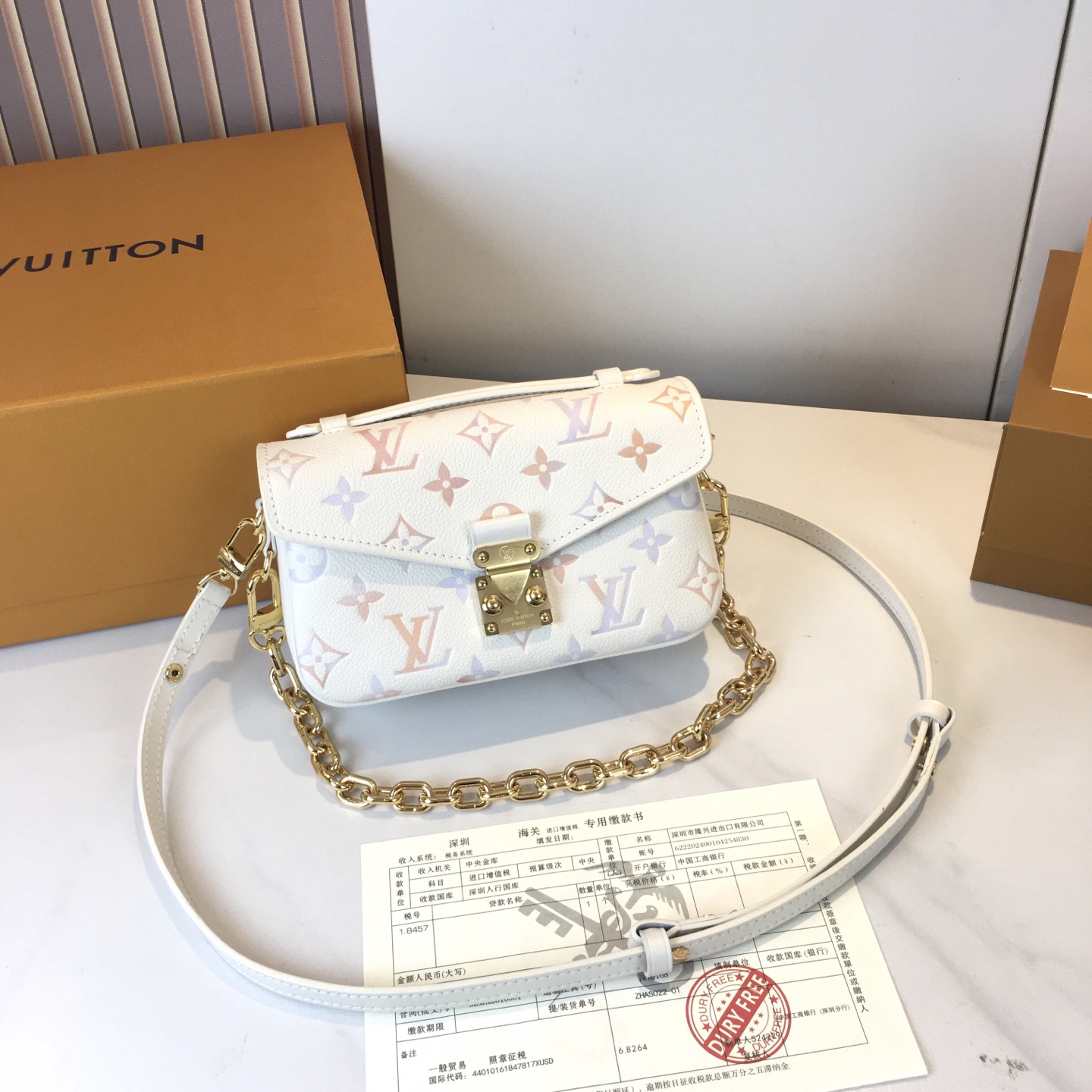 Louis Vuitton White Monogram Empreinte Leather Métis East West Crossbody Bag 2 i1753639803763 5239 0 0