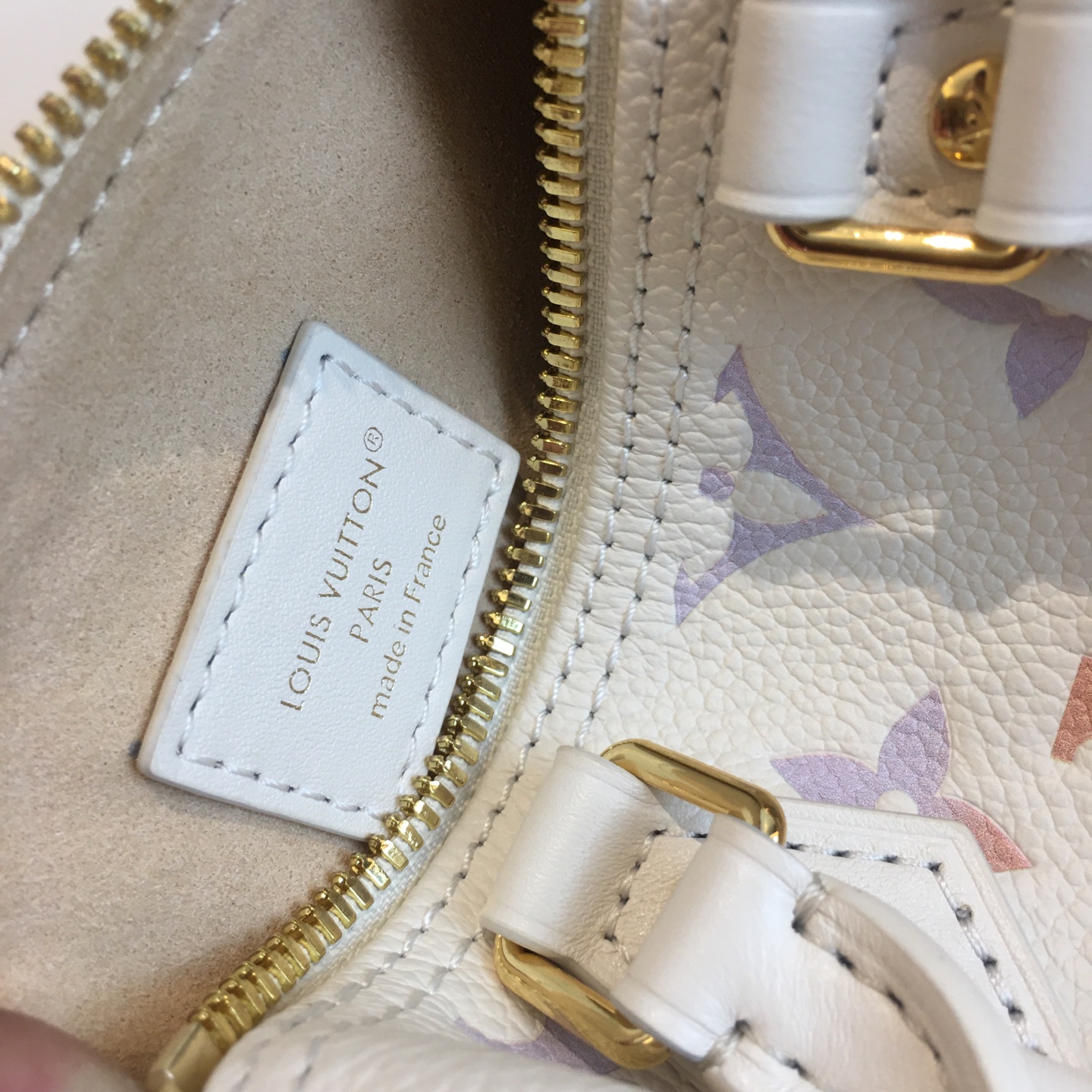 Louis Vuitton Nano Speedy White Monogram Empreinte Leather Crossbody Bag 9 i1753640054599 9074 0 7