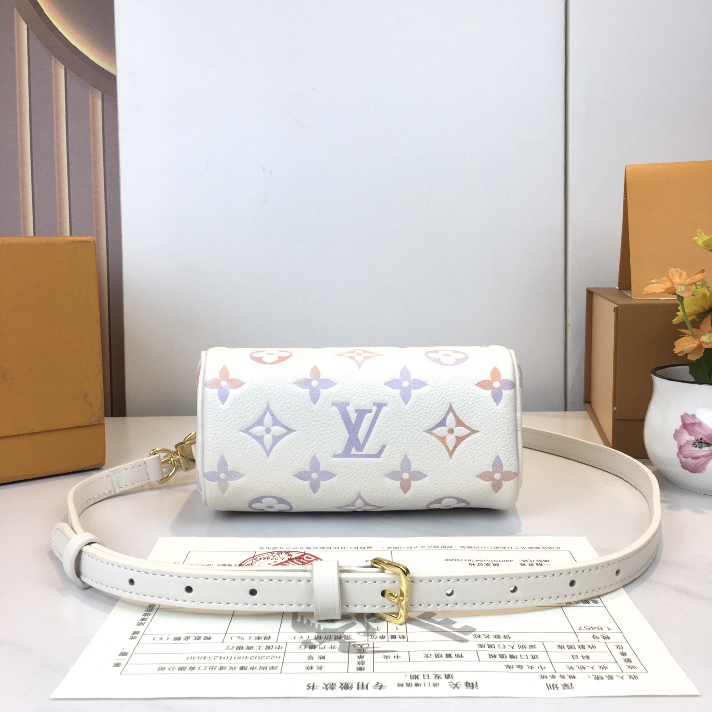 Louis Vuitton Nano Speedy White Monogram Empreinte Leather Crossbody Bag 6 i1753640055849 4624 0 4