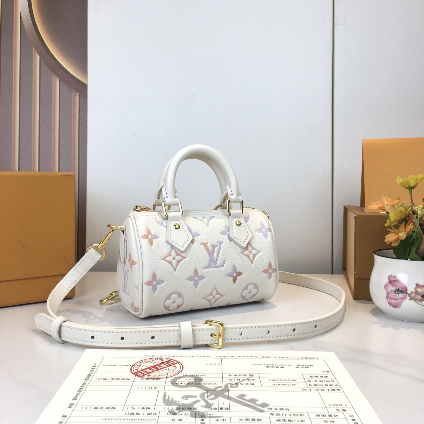 Louis Vuitton Nano Speedy White Monogram Empreinte Leather Crossbody Bag 4 i1753640055894 1340 0 2