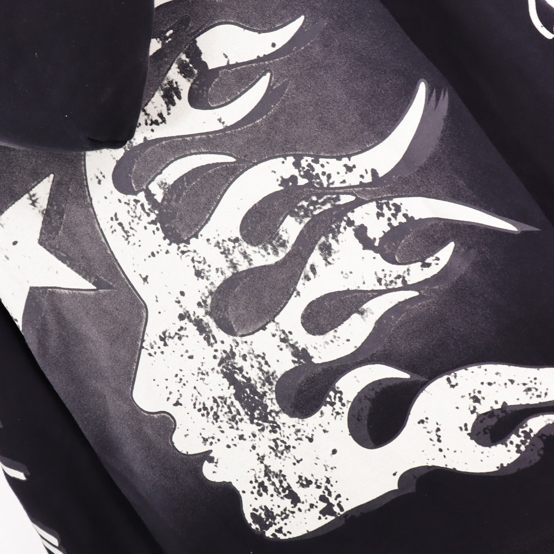 Hellstar Water-Washing Hoodie in 360g Fabric, Available in Black and Red, Sizes S-XL - 图片 9