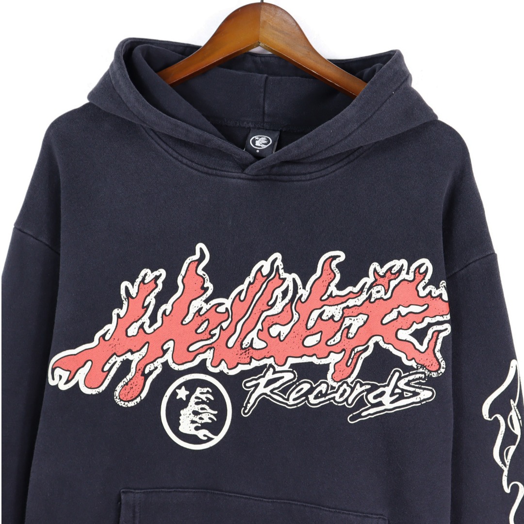 Hellstar Water-Washing Hoodie in 360g Fabric, Black, Sizes S-XL (BR 5631) - 图片 4