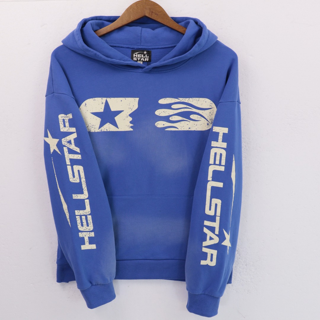 Water-Washing Hell Star Hoodie in 360g Fabric, Sizes S-XL, Multiple Colors - 图片 4