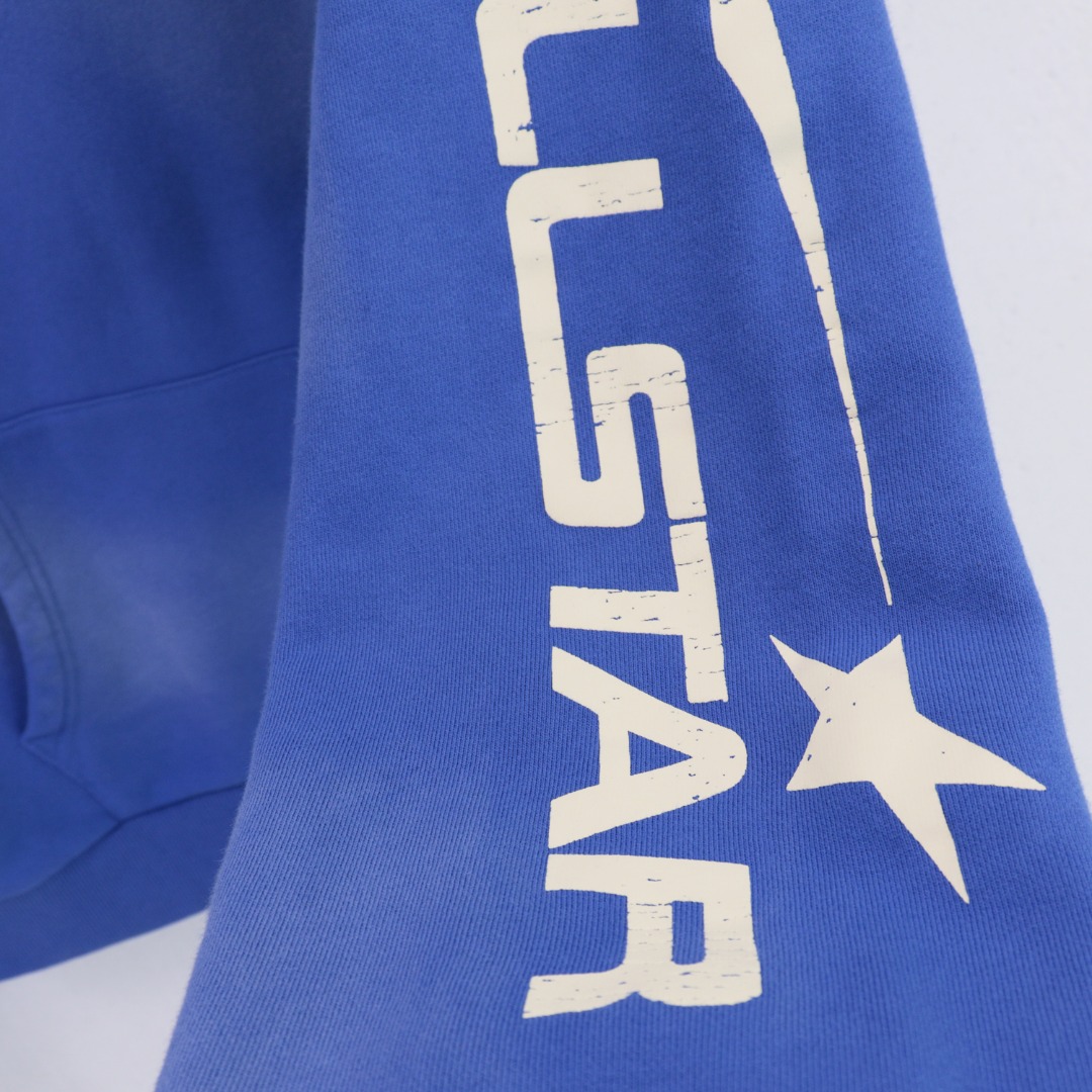 Water-Washing Hell Star Hoodie in 360g Fabric, Sizes S-XL, Multiple Colors - 图片 9