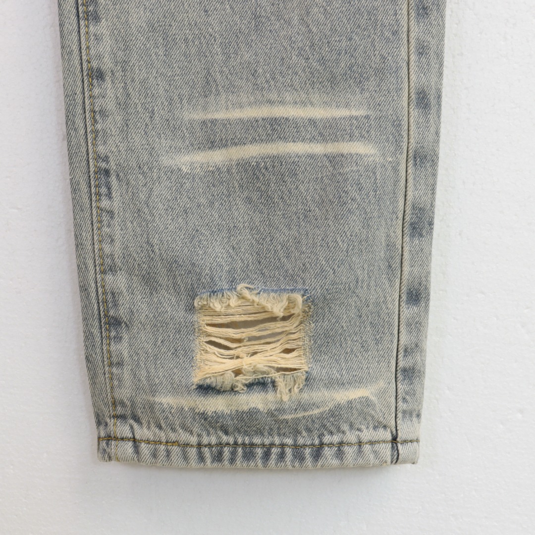 Cowboy Fabric: The Real Hellstar in Washing Blues, Sizes SM-XXXL - 图片 5