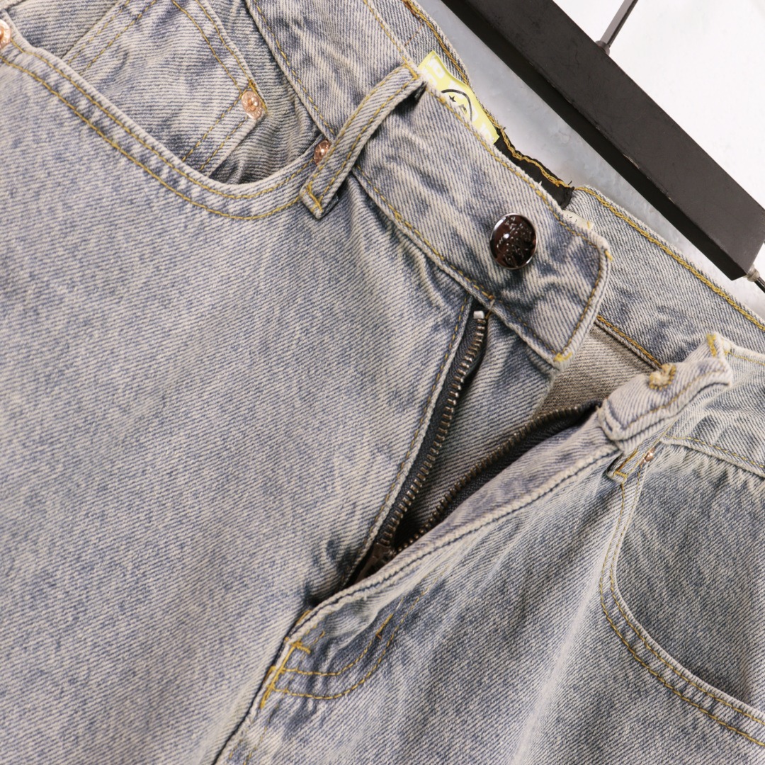 Cowboy Fabric: The Real Hellstar in Washing Blues, Sizes SM-XXXL - 图片 6