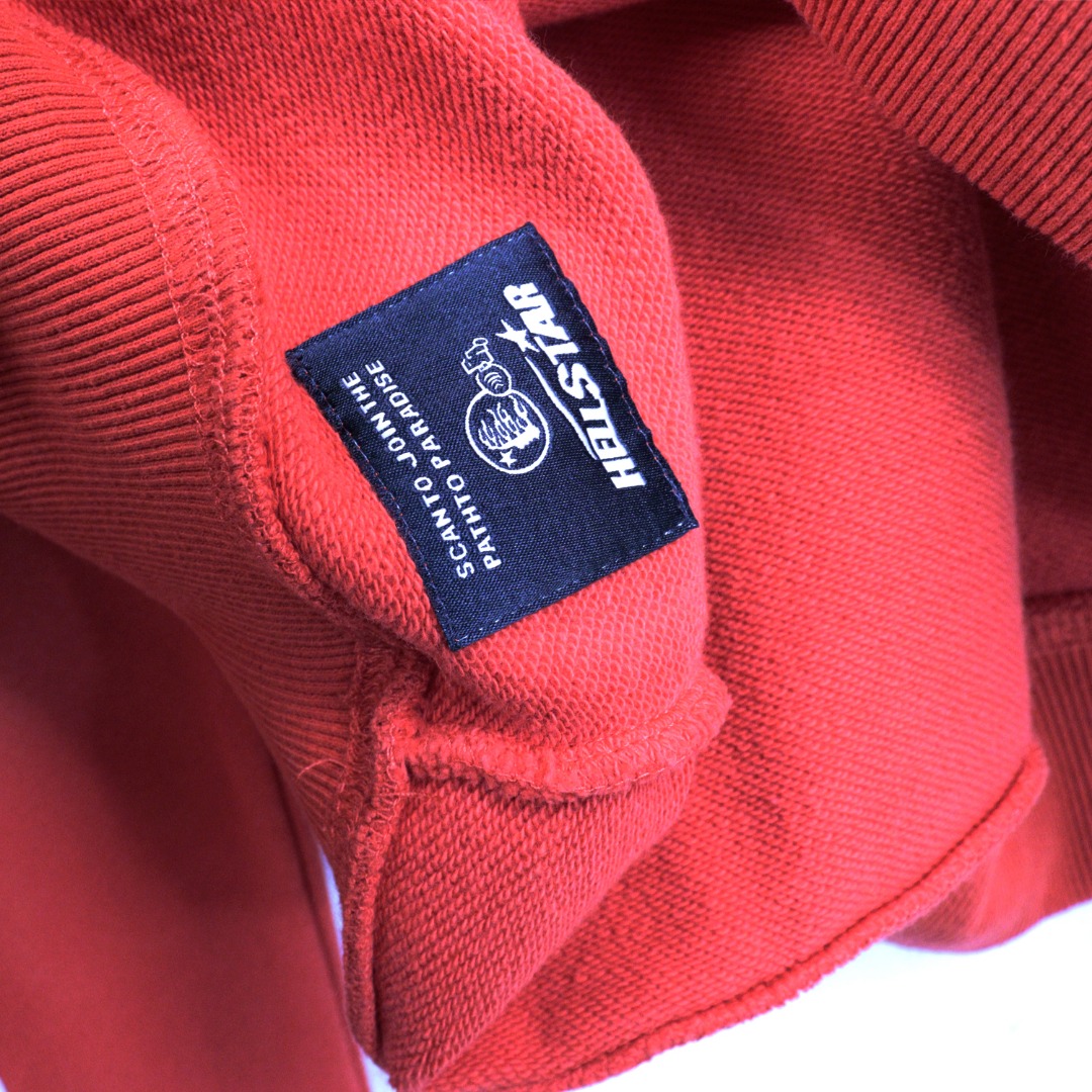 Water-Washing Hellstar Hoodie in Washing Black and Red, Sizes S-XL (BR 5665) - 图片 8