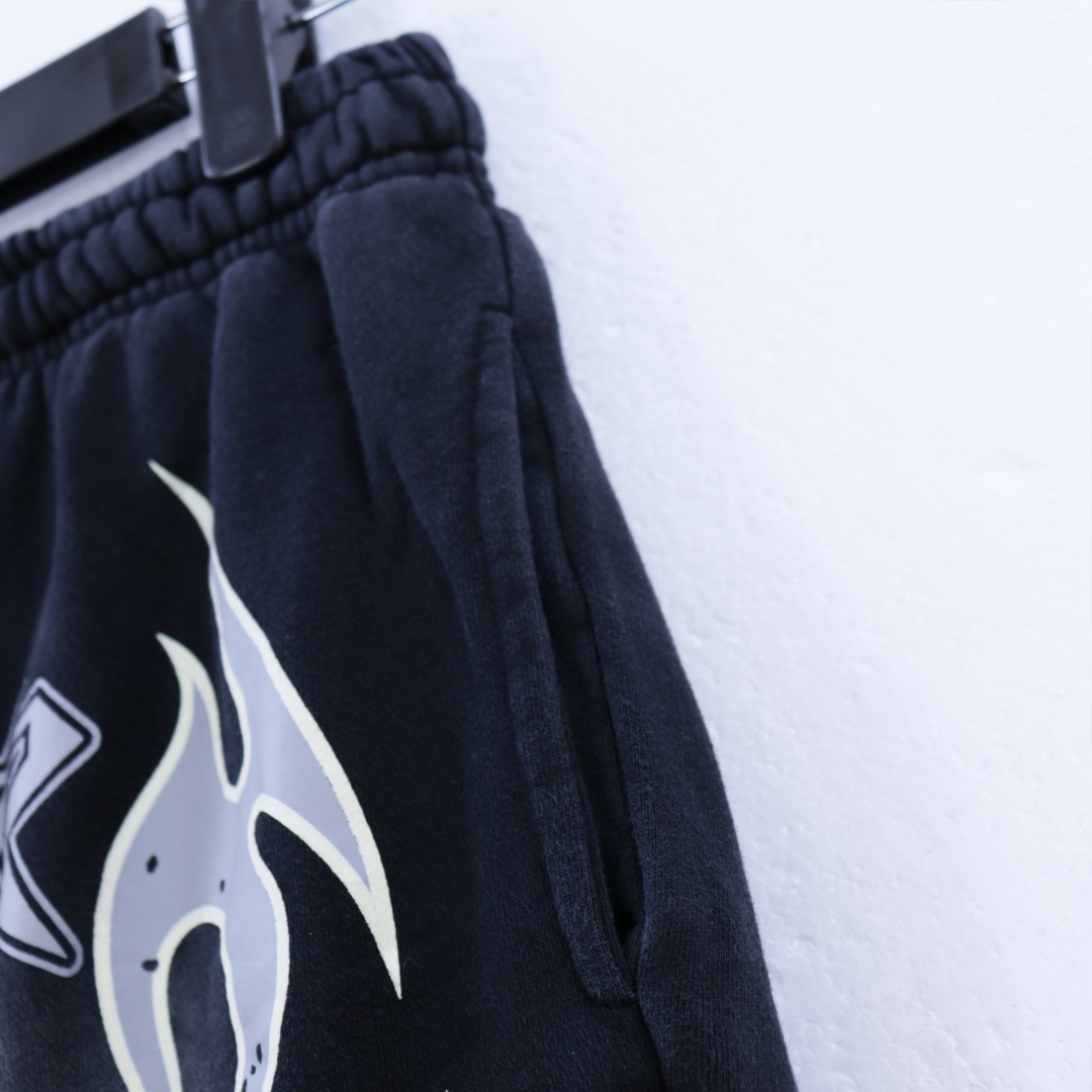 Water-Washing Hellstar Hoodie in 360g Fabric; Colors: Black, Blue; Sizes: S-XL. - 图片 9