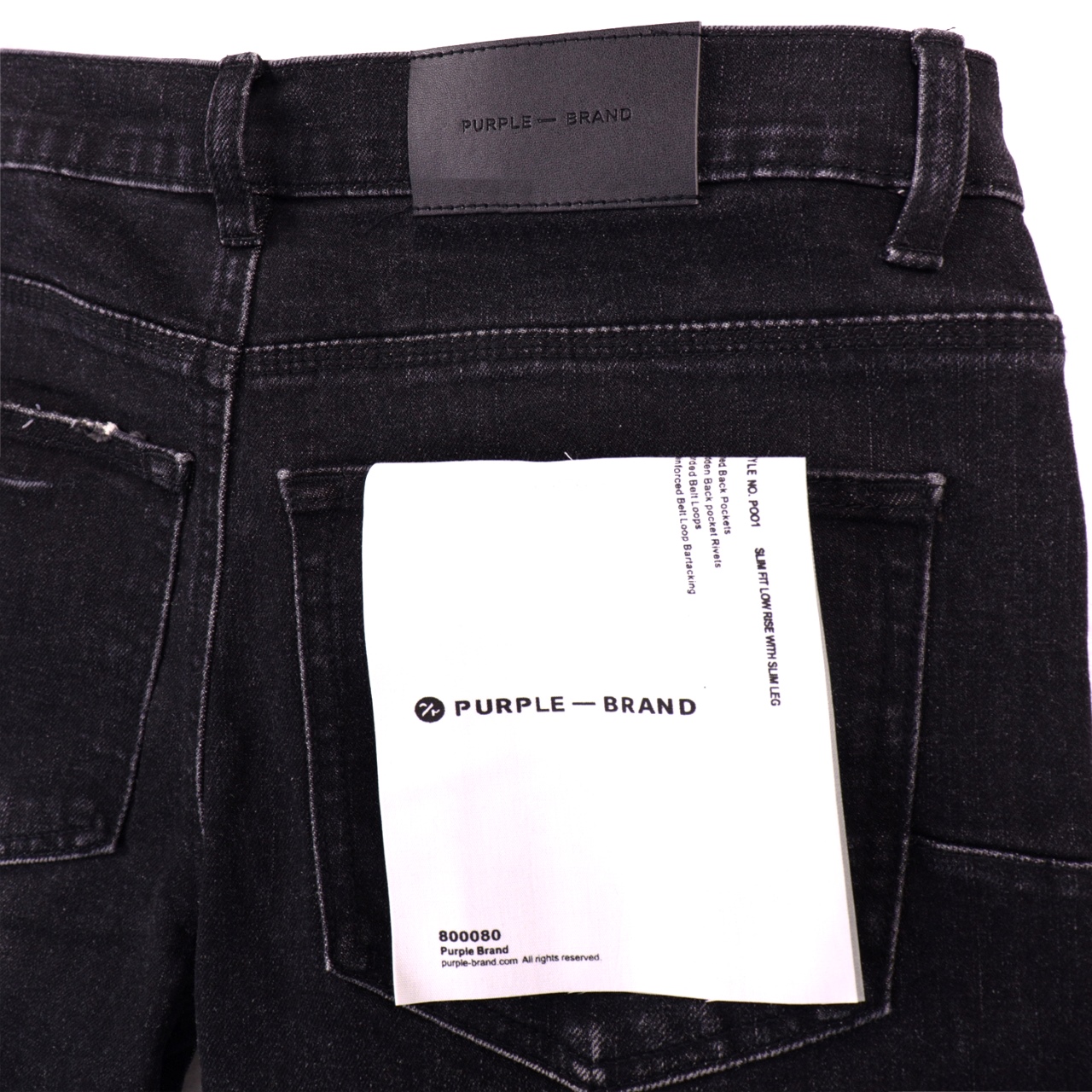 Unique Hand-Dyed Cowboy Jeans in Real-Time Purple Brand – BR: 8210 - 图片 5