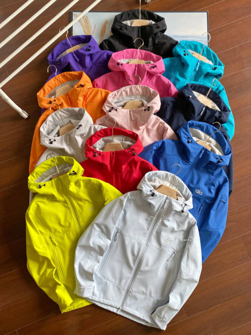ALO Women's Waterproof Micro Fleece Lined Hiking Jacket, Windproof, Embroidered 1 ALO Women's Waterproof Micro Fleece Lined Hiking Jacket, Windproof, Embroidered