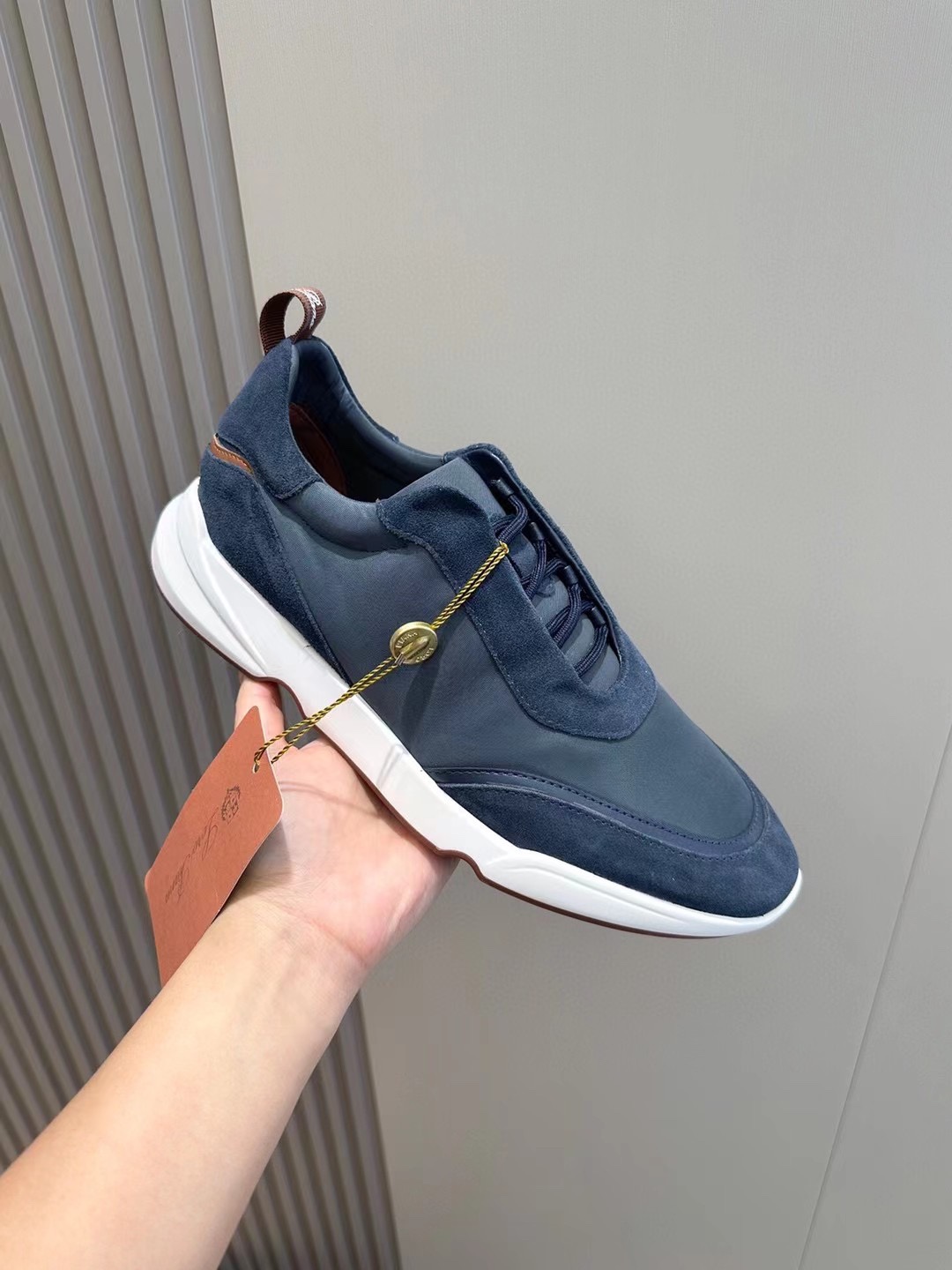 loro Piana Modular Walk Zapatillas deportivas para hombreEstas zapatillas deportivas están confeccio