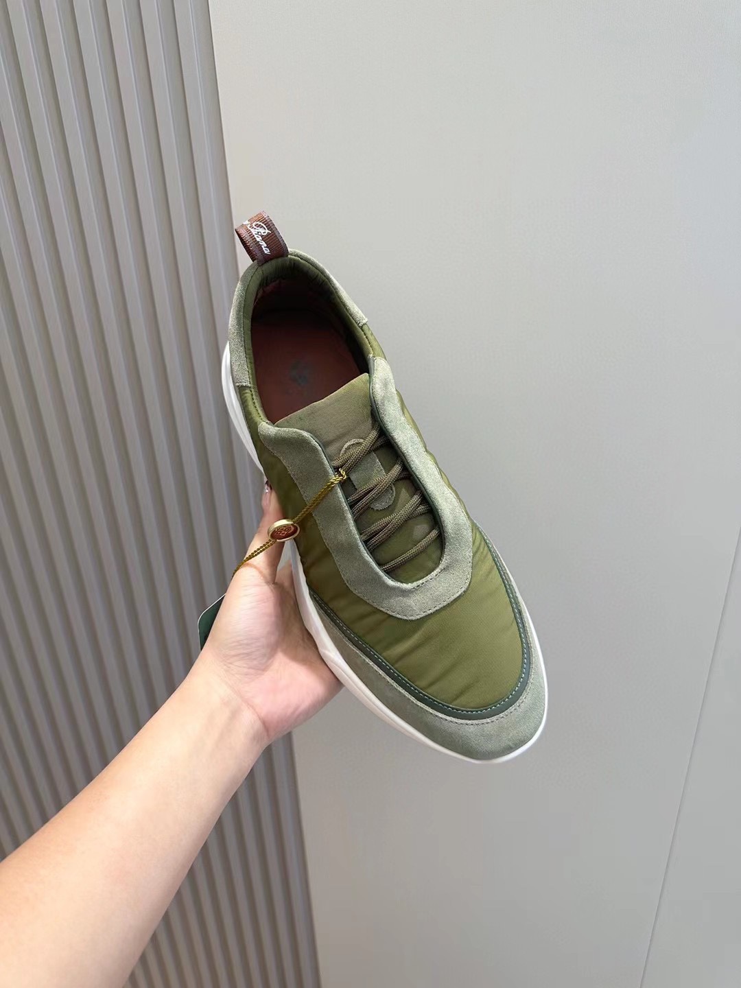 loro Piana Modular Walk Zapatillas deportivas para hombreEstas zapatillas deportivas están confeccio