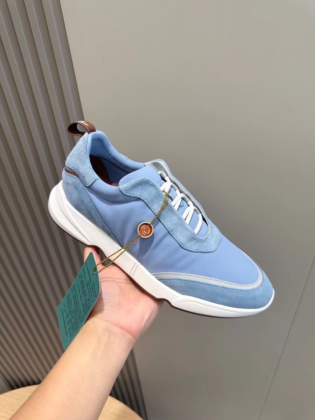 loro Piana Modular Walk Zapatillas deportivas para hombreEstas zapatillas deportivas están confeccio