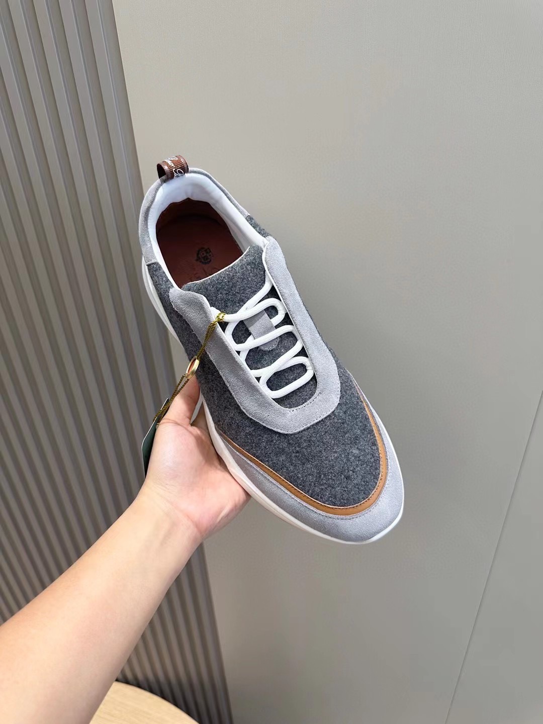loro Piana Modular Walk Zapatillas deportivas para hombreEstas zapatillas deportivas están confeccio