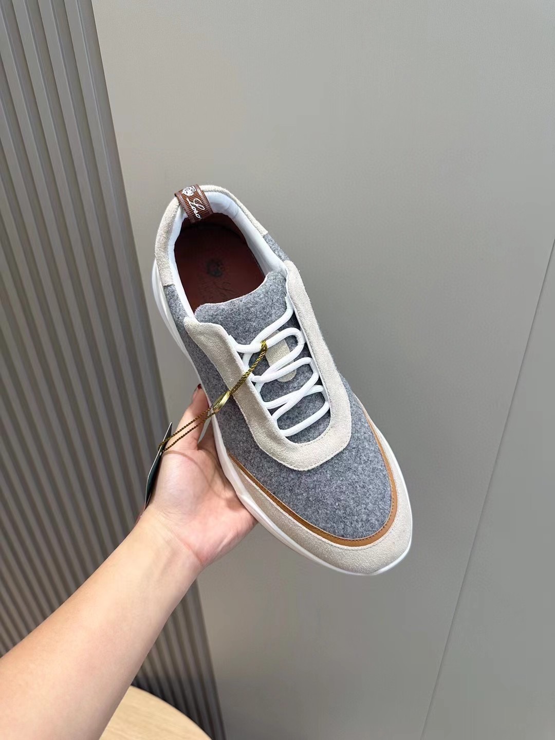loro Piana Modular Walk Zapatillas deportivas para hombreEstas zapatillas deportivas están confeccio