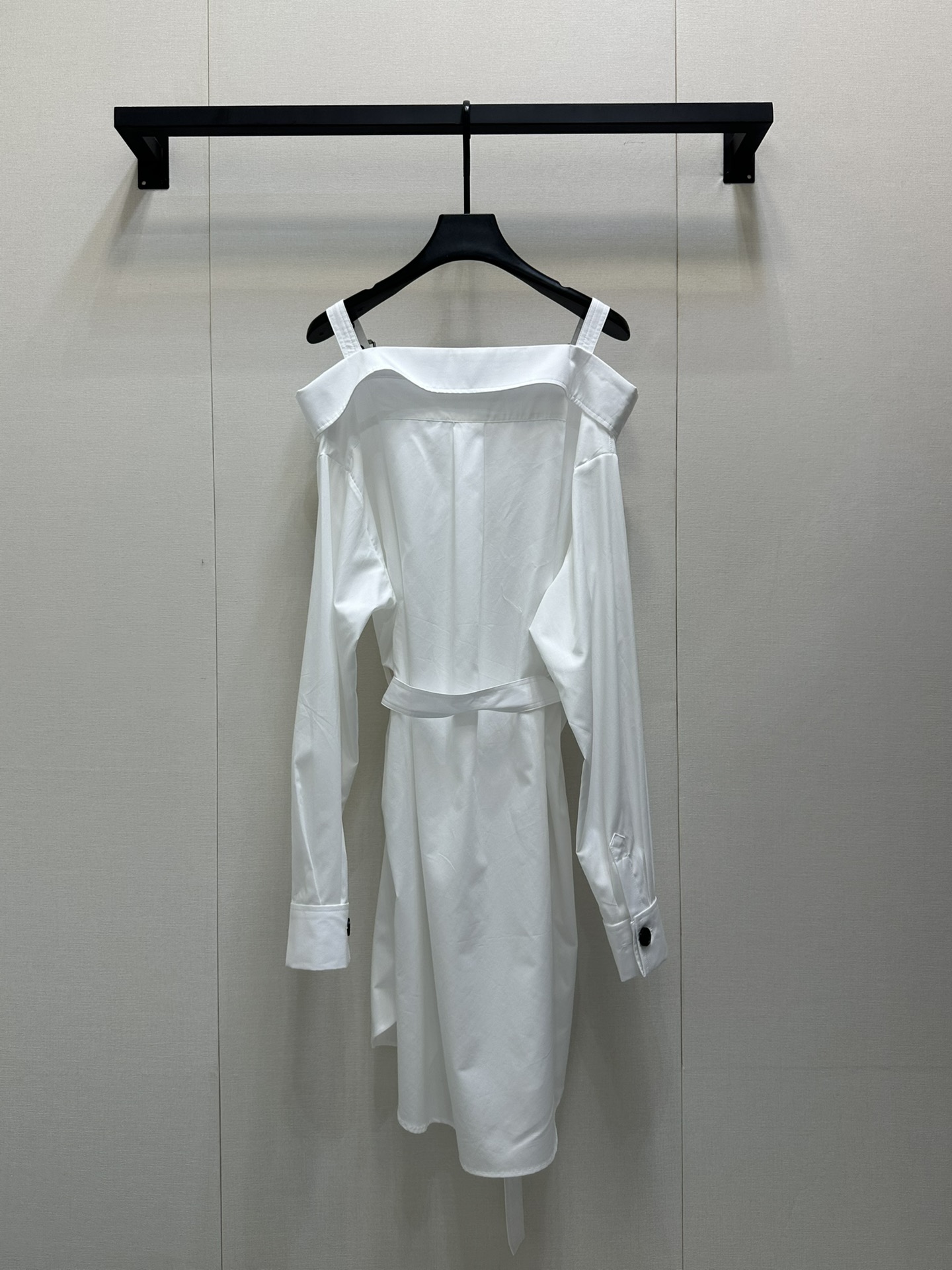 Dior Inspired Off-Shoulder Cotton Dress with Bee Emblem, Chic and Comfortable 9 i1743776613 682 4