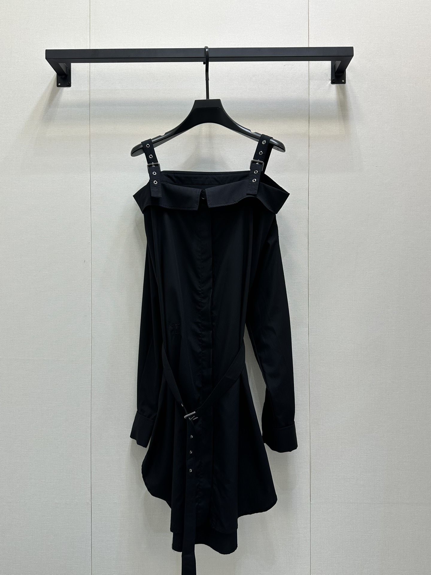 Dior YB Cotton One-Shoulder Suspender Dress - Sweet & Chic Style 3 i1743776630 2230 6