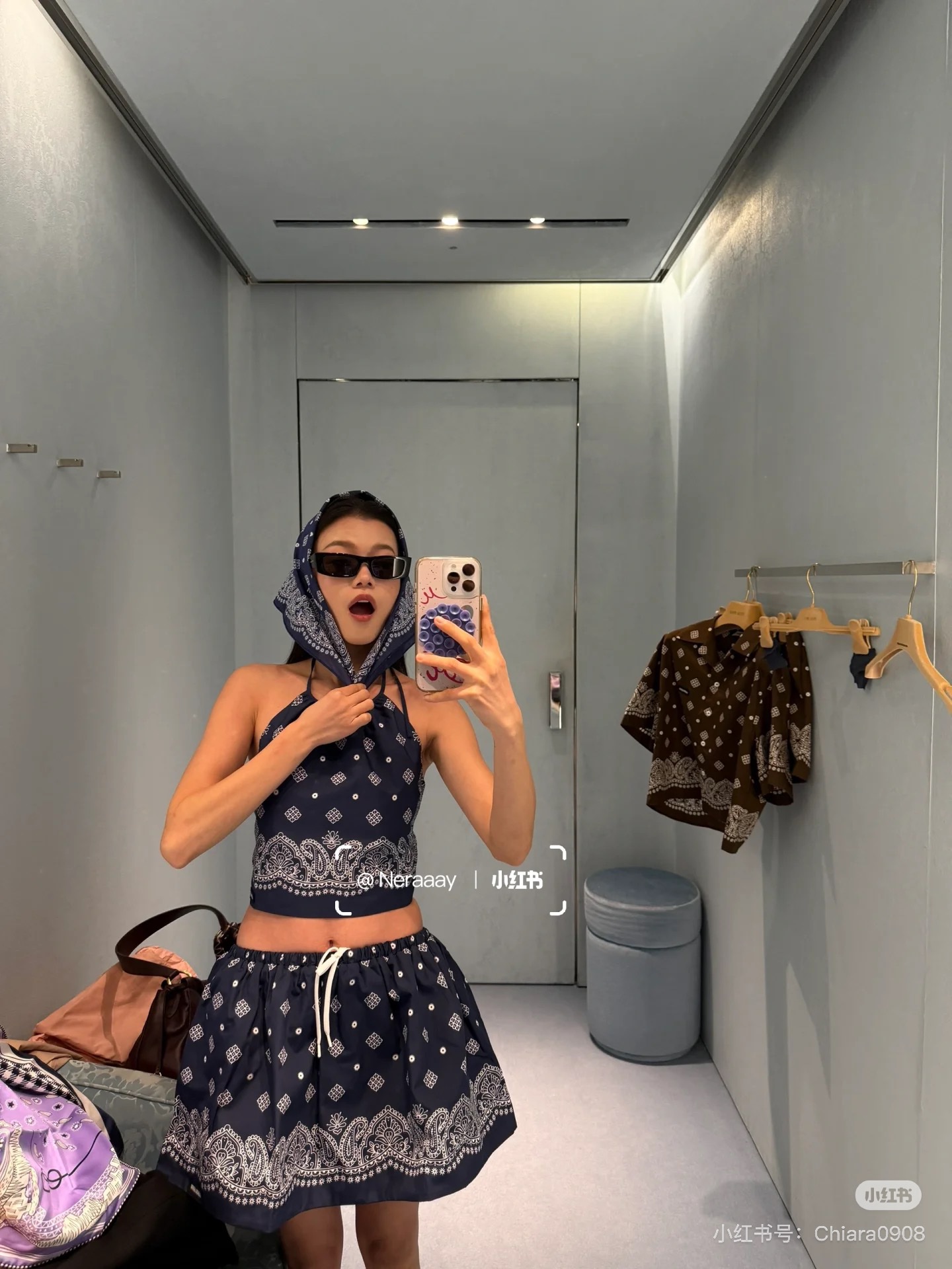 NO:335740,Miumi*2025 new printed chest wrap suspender skirt set Original development High-end production Silky and comfortable Breathable up Back-wrapped chest wrap suspender top Waist-exposed design Exotic ethnic style printed patterns Resort style full Diamond pattern exquisite flowers Flush short skirt The same design echoes the iconic brand letter labels Show classic style Elastic rope design Comfortable wear A must-have outfit for vacation and leisure 2 colors SML,,miumiu, skirts,alexander wang19860909miumi*2025新品印花裹胸吊带短裙套装 原版开发 高版出品 丝滑舒适 透气up 露背裹胸吊带上衣 露腰设计 异域民族风情印花图案 度假风格拉满 菱形图案精美花卉 蓬松短裙 同样设计呼应 标志性品牌字母标签 彰显经典格调 松紧绳设计 穿着舒适 度假休闲必备穿搭 2色 SML,,miumiu,skirts,alexander wang,Women's clothing