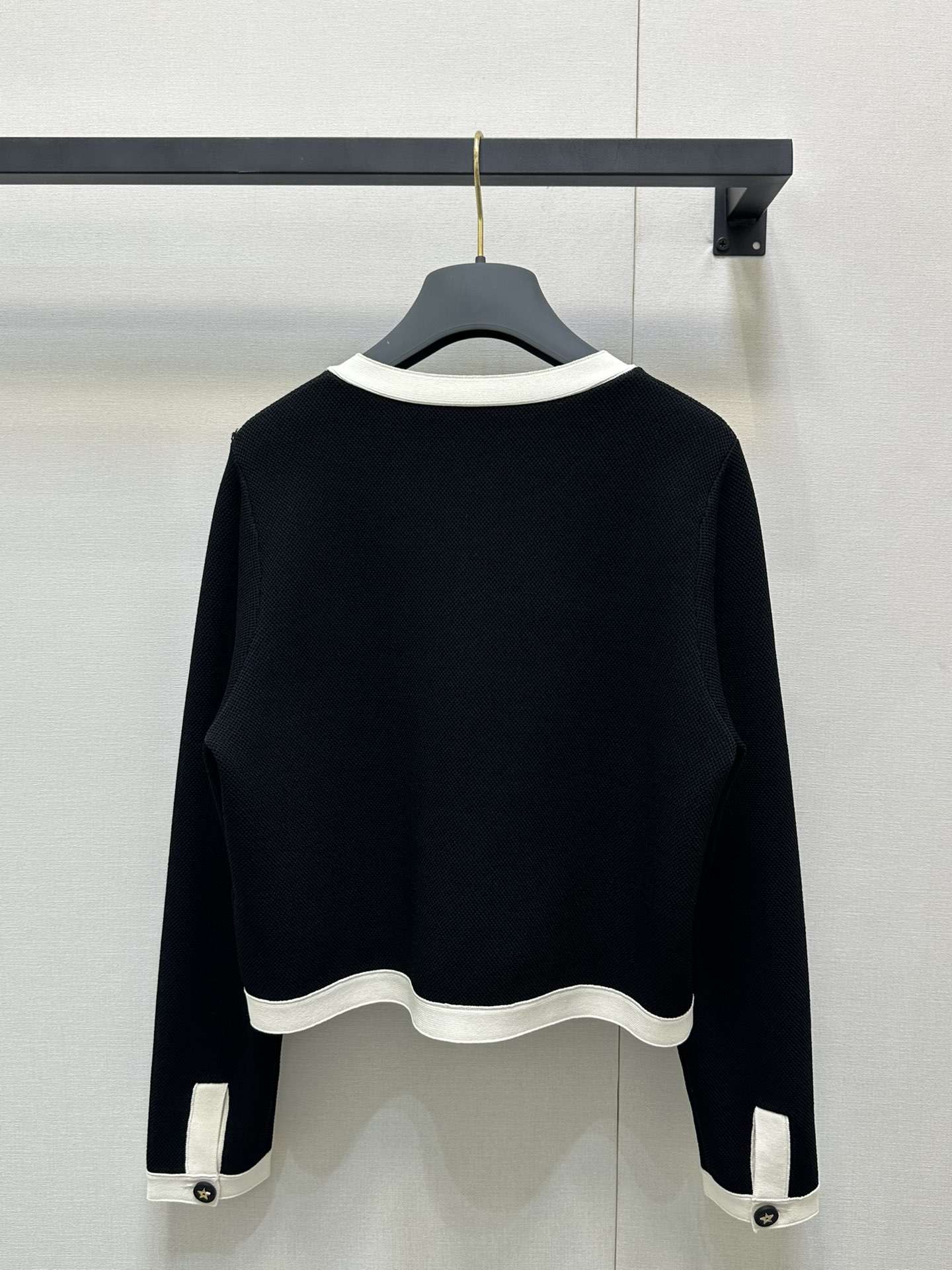 Dior Inspired Black and White Knit Skirt Set with Star Detail 8 i1747101405 9859 1