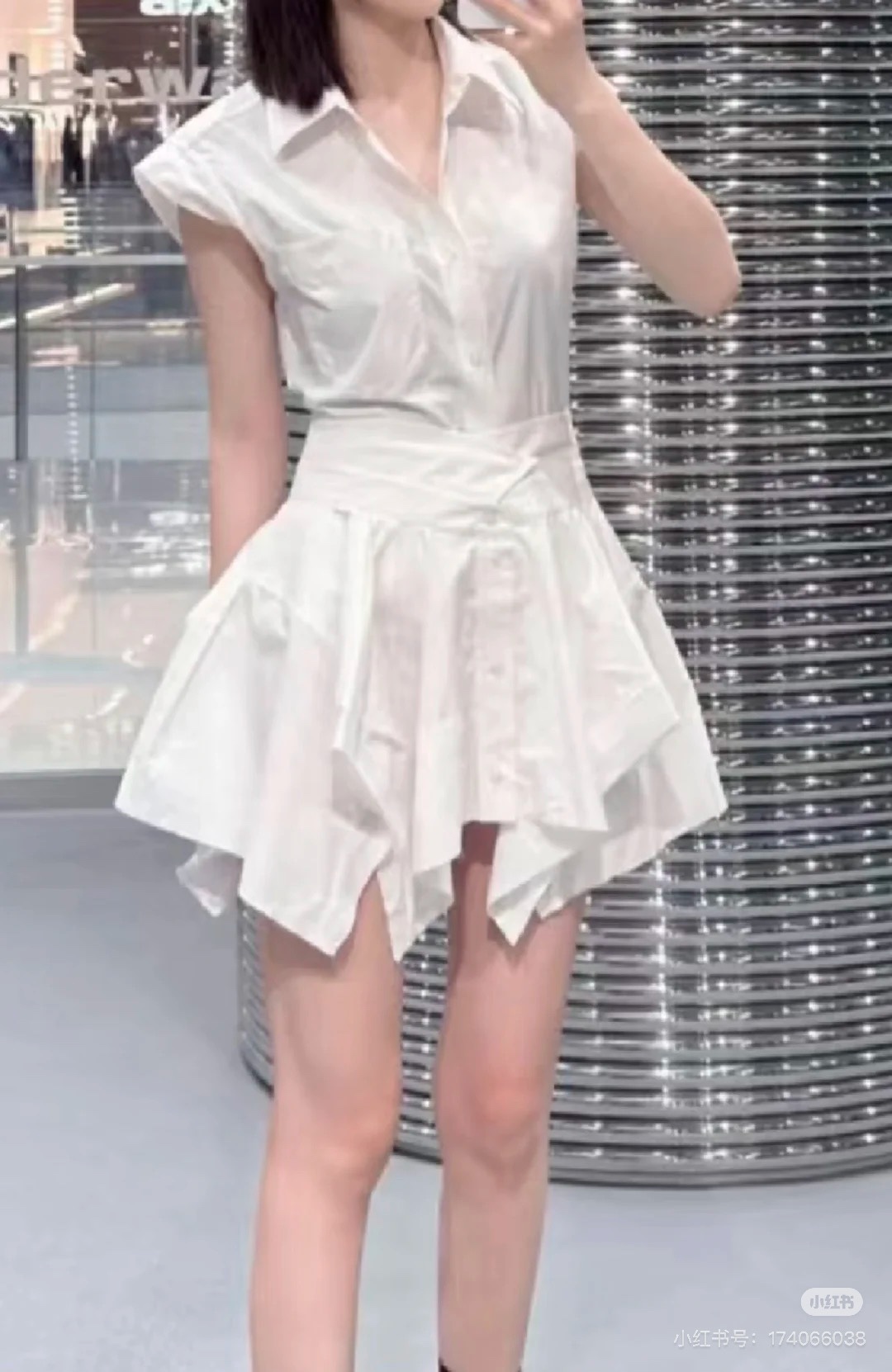 NO:438605,Alexand*r Wang 25Fw early autumn new style irregularly spliced ​​cotton poplin shirt skirt. Original development!  High-end production!  The chest pocket decoration logo embroidery, custom logo buttons, the details of the whole piece are too heavy-duty, the style makes it look taller and slimmer, and the shape is also very high-end. One piece is enough to be highlighted when you go out. The must-have sweet and cool girls. Black and white spot SML, alexander wang, skirts, shirts, alexander wang19860909Alexand*r Wang 25Fw早秋新款 不规则拼接棉府绸衬衫裙.原版开发！高版出品！胸口口袋饰logo徽标刺绣,定制logo扣子,一整件的细节太重工啦,版型显高显瘦,造型也很高级,出门一件足够有亮点了,大王甜酷女孩必备 黑色 白色 现货 SML,,alexander wang,skirts,shirts,alexander wang,Women's clothing