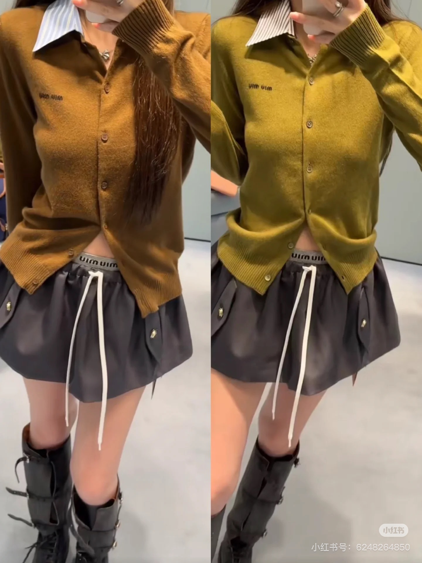 NO:452825,Miumi*2025 new product, high-waist drawstring fashionable short skirt, customized YB imported mohair wool material, craft processing, gloss and high-end comfortable and not tying, cut and dripping smooth, high-waist drawstring short skirt style, flip pocket symmetrical design, micro A contour and hip silhouette, modify waist and hip curve, three-dimensional embroidered patch letter logo on the side, highlight the brand style, wear academy age-reducing length and modification ratio, reveal slender waist and long legs, random matching tops, age-reducing college, fashionable and stylish, customized face accessories, accurate version, high-version,,miumiu, skirts,alexander wang19860909Miumi*2025新品 高腰抽绳时髦短裙 定制YB进口马海毛羊毛材质 工艺处理 光泽高级 舒适不扎身 裁剪垂顺流畅 高腰抽绳短裙版型 翻盖口袋对称设计 微A外廓配合及臀廓形 修饰腰胯曲线 侧面点缀立体刺绣贴布字母徽标 彰显品牌格调 穿搭学院减龄 长度修饰比例 露出纤腰长腿 随意搭配上装 减龄学院 洋气时髦 定制面辅料 认准版本 高版本,,miumiu,skirts,alexander wang,Women's clothing