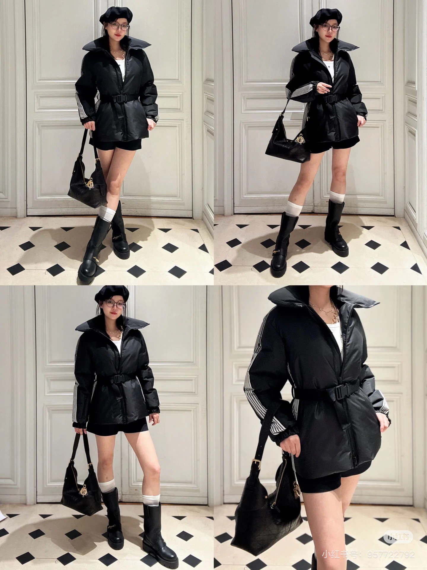 Dior Oblique Jacquard Padded Jacket: Stylish, Warm, and Slim-Fitting